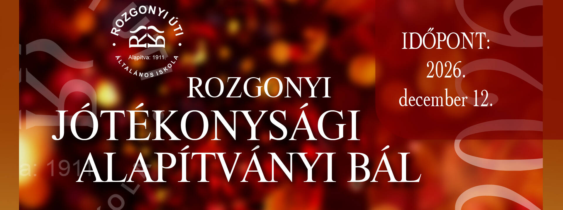 Alapítványi bál Alapítványi bál
